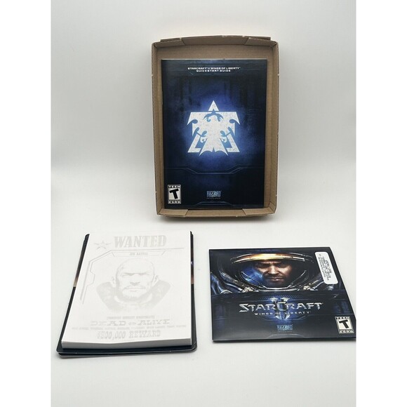 StarCraft 2 II : Wings of Liberty (Windows PC, 2010) Complete in Box CIB Used - Picture 7 of 10